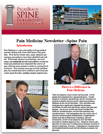 Back Pain Newsletter